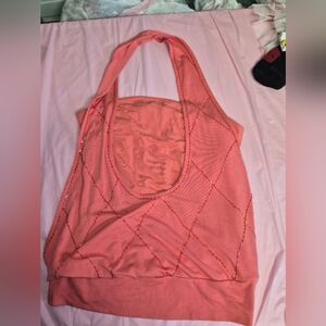 Charlotte Russe Coral Top